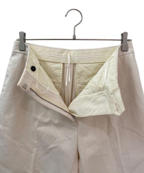 JIL SANDER（ジルサンダー）JIL SANDER (ジルサンダー) カーブパンツ ナチュラル サイズ:34の古着・服飾アイテム