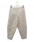 JIL SANDER (ジルサンダー) カーブパンツ ナチュラル サイズ:34：27000円