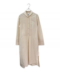 中古・古着通販】CELINE (セリーヌ) 総柄シャツワンピース ブラック
