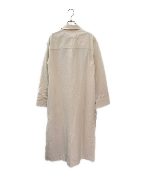 JIL SANDER（ジルサンダー）JIL SANDER (ジルサンダー) シャツワンピース ナチュラル サイズ:36の古着・服飾アイテム
