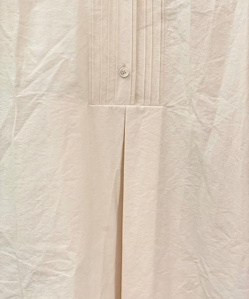 JIL SANDER（ジルサンダー）JIL SANDER (ジルサンダー) シャツワンピース ナチュラル サイズ:36の古着・服飾アイテム