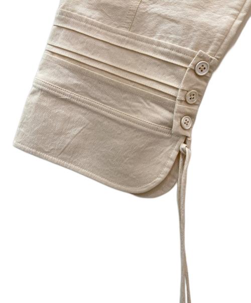 JIL SANDER（ジルサンダー）JIL SANDER (ジルサンダー) シャツワンピース ナチュラル サイズ:36の古着・服飾アイテム