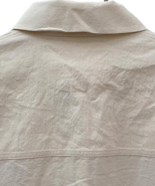JIL SANDER（ジルサンダー）JIL SANDER (ジルサンダー) シャツワンピース ナチュラル サイズ:36の古着・服飾アイテム