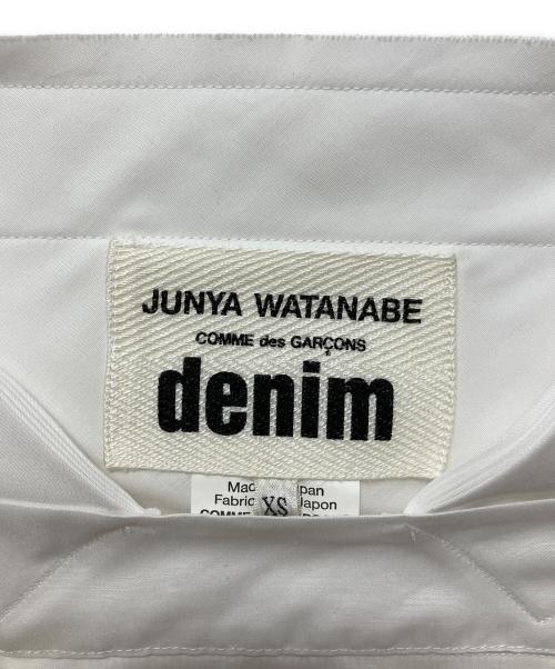 JUNYA WATANABE CDG DENIM（ジュンヤワタナベ コムデギャルソン デニム）JUNYA WATANABE CDG DENIM (ジュンヤワタナベ コムデギャルソン デニム) ブラウス ホワイト サイズ:XSの古着・服飾アイテム