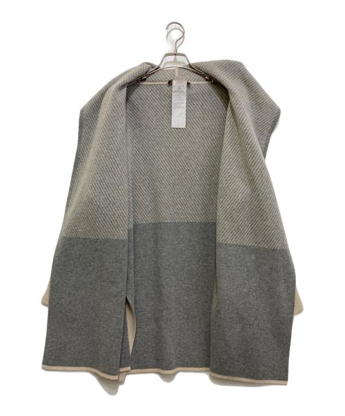 Max Mara Studio（マックスマーラ ストゥディオ）Max Mara Studio (マックスマーラ ストゥディオ) カシミヤ混フーディニットコート ベージュ サイズ:SMの古着・服飾アイテム