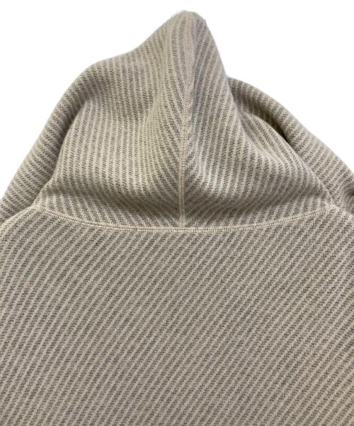 Max Mara Studio（マックスマーラ ストゥディオ）Max Mara Studio (マックスマーラ ストゥディオ) カシミヤ混フーディニットコート ベージュ サイズ:SMの古着・服飾アイテム