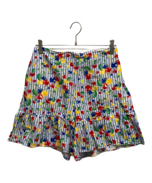 GUCCI（グッチ）GUCCI (グッチ) チェリーストライプキュロット マルチカラー サイズ:42の古着・服飾アイテム