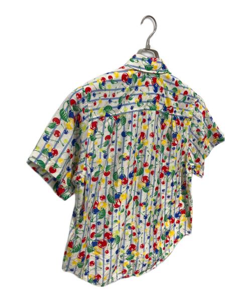 GUCCI（グッチ）GUCCI (グッチ) チェリーストライプシャツ マルチカラー サイズ:38の古着・服飾アイテム