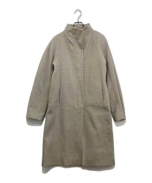 Chloe（クロエ）Chloe (クロエ) ウールアンゴラスタンドカラーコート ベージュ サイズ:40の古着・服飾アイテム