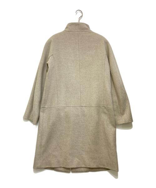 Chloe（クロエ）Chloe (クロエ) ウールアンゴラスタンドカラーコート ベージュ サイズ:40の古着・服飾アイテム