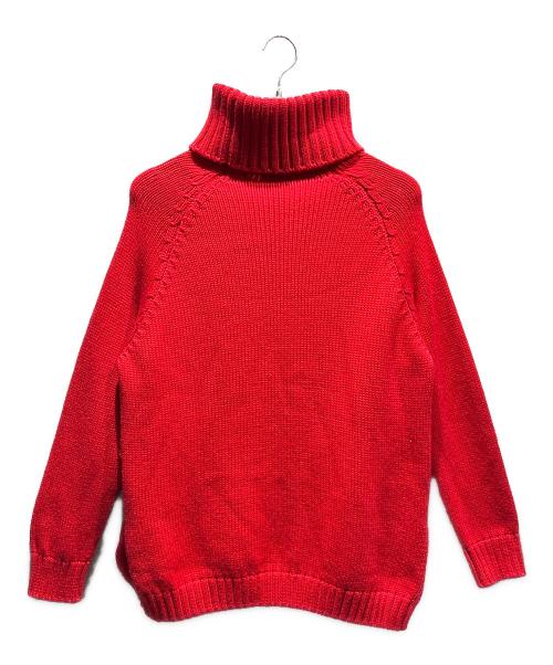 FENDI（フェンディ）FENDI (フェンディ) タートルネックニット レッド サイズ:38の古着・服飾アイテム