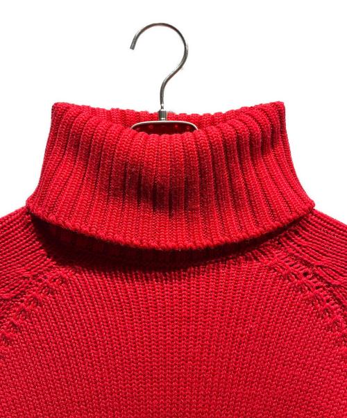 FENDI（フェンディ）FENDI (フェンディ) タートルネックニット レッド サイズ:38の古着・服飾アイテム