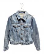 CELINEセリーヌ）の古着「トラッカーデニムジャケット/2Q213930F」｜ブルー