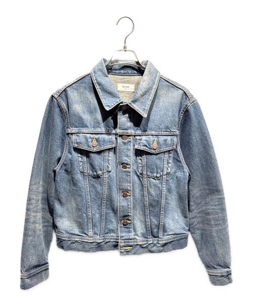 CELINE（セリーヌ）CELINE (セリーヌ) トラッカーデニムジャケット/2Q213930F ブルー サイズ:Mの古着・服飾アイテム
