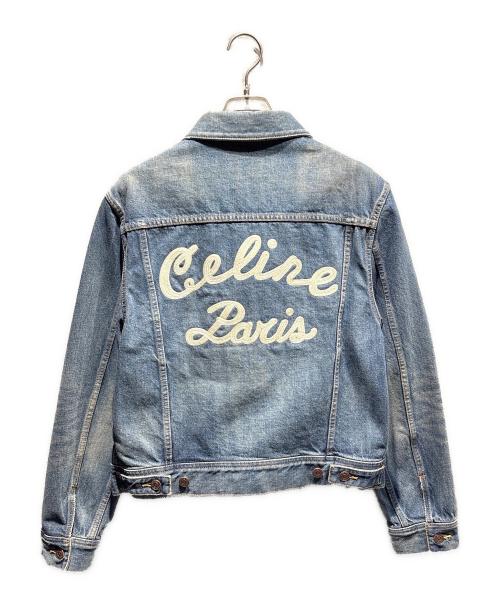 CELINE（セリーヌ）CELINE (セリーヌ) トラッカーデニムジャケット/2Q213930F ブルー サイズ:Mの古着・服飾アイテム
