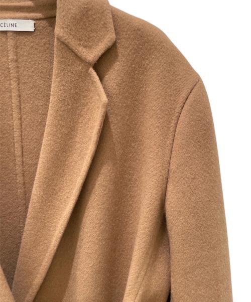 CELINE（セリーヌ）CELINE (セリーヌ) カシミヤガウンコート キャメル サイズ:38の古着・服飾アイテム