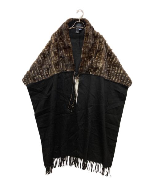 FENDI（フェンディ）FENDI (フェンディ) ミンクファーカシミヤショールの古着・服飾アイテム