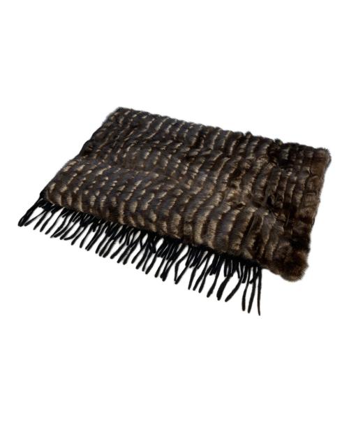 FENDI（フェンディ）FENDI (フェンディ) ミンクファーカシミヤショールの古着・服飾アイテム