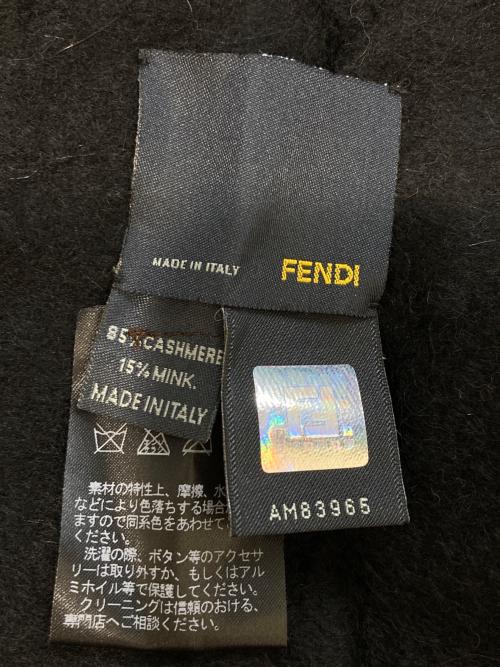 FENDI（フェンディ）FENDI (フェンディ) ミンクファーカシミヤショールの古着・服飾アイテム