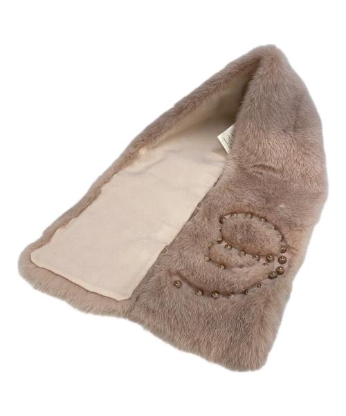 FENDI（フェンディ）FENDI (フェンディ) ミンクファーティペット ピンクの古着・服飾アイテム