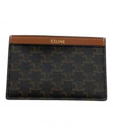 CELINE（セリーヌ）の古着「カードケース」｜タン×ブラック