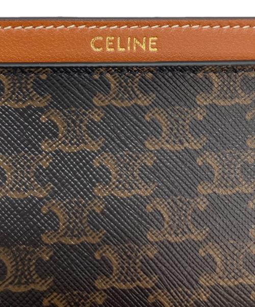 CELINE（セリーヌ）CELINE (セリーヌ) カードケース タン×ブラックの古着・服飾アイテム