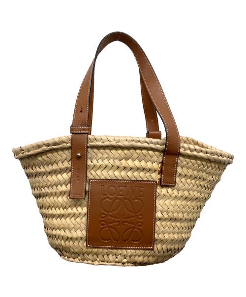 LOEWE（ロエベ）LOEWE (ロエベ) バスケットスモールバッグ ナチュラル/タン サイズ:下記参照の古着・服飾アイテム