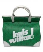 LOUIS VUITTONルイ ヴィトン）の古着「トートバッグ」｜グリーン×ホワイト