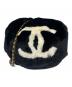 CHANEL（シャネル）の古着「ラパン ファーチェーンショルダーバッグ」｜ブラック
