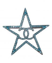 CHANEL（シャネル）の古着「スターココマークブローチ」｜ブルー