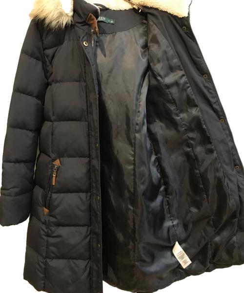 LAUREN RALPH LAUREN（ローレンラルフローレン）LAUREN RALPH LAUREN (ローレンラルフローレン) ダウンコート ネイビー サイズ:Sの古着・服飾アイテム