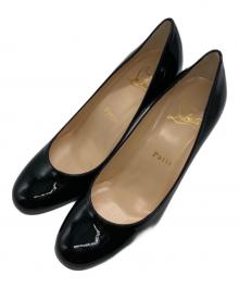 Christian Louboutin（クリスチャン・ルブタン）の古着「パテントパンプス」｜ブラック