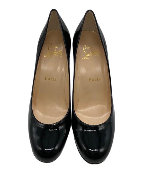 Christian Louboutin（クリスチャン・ルブタン）Christian Louboutin (クリスチャン・ルブタン) パテントパンプス ブラック サイズ:34 1/2の古着・服飾アイテム