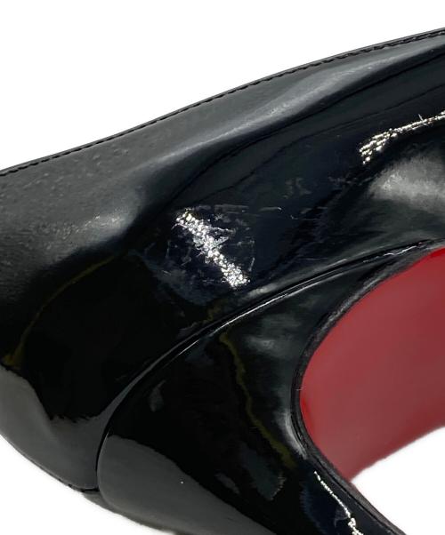 Christian Louboutin（クリスチャン・ルブタン）Christian Louboutin (クリスチャン・ルブタン) パテントパンプス ブラック サイズ:34 1/2の古着・服飾アイテム