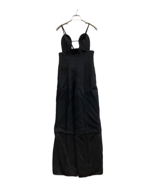 FETICO（フェティコ）FETICO (フェティコ) COMBINED ORGANZA 2WAY BRA JUMPSUITS ブラック サイズ:1の古着・服飾アイテム