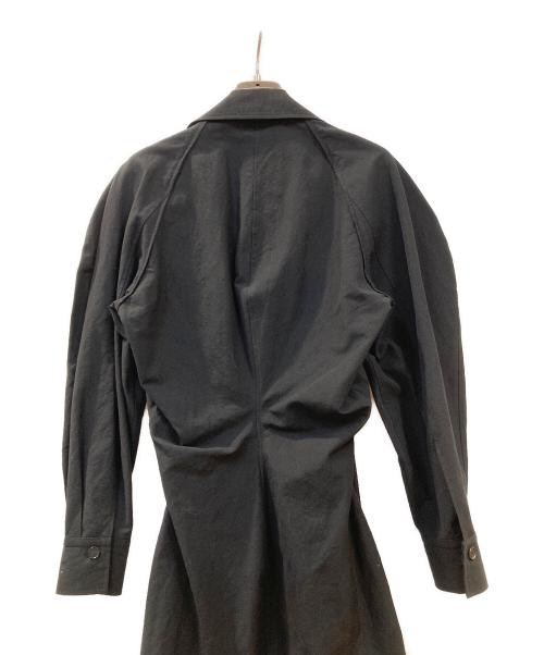 JANE SMITH（ジェーンスミス）JANE SMITH (ジェーンスミス) スキッパーシェイプシャツワンピース ブラック サイズ:36の古着・服飾アイテム