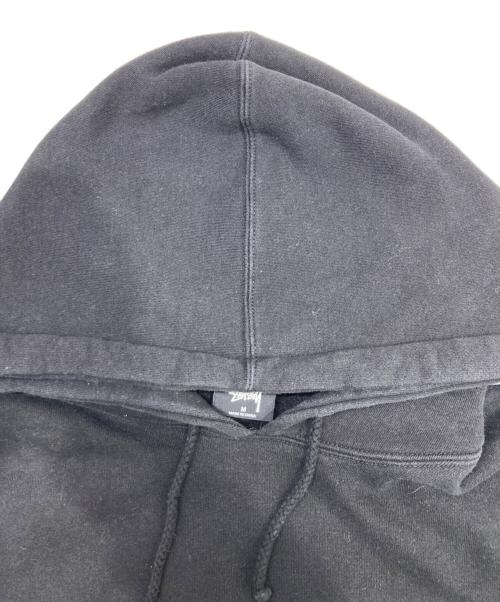 stussy（ステューシー）stussy (ステューシー) プルオーバーパーカー ブラック サイズ:Mの古着・服飾アイテム