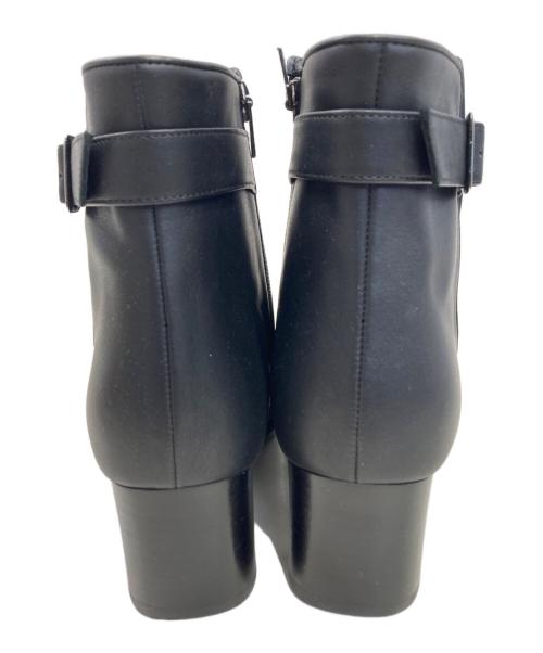 REGAL（リーガル）REGAL (リーガル) ベルテッドショートブーツ ブラック サイズ:25cmの古着・服飾アイテム