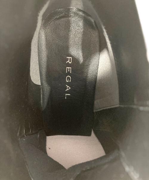 REGAL（リーガル）REGAL (リーガル) ベルテッドショートブーツ ブラック サイズ:25cmの古着・服飾アイテム