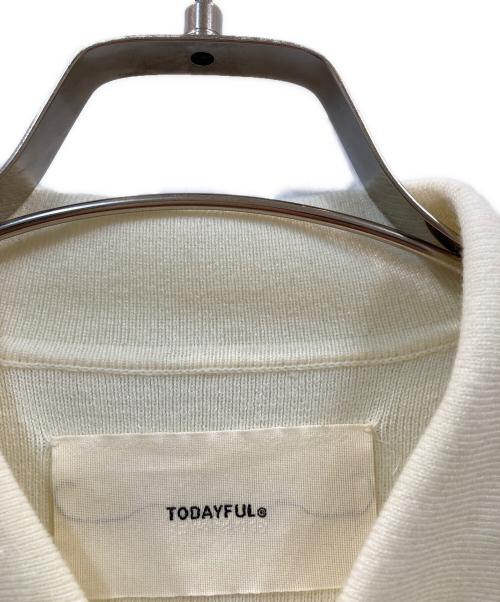 TODAYFUL（トゥデイフル）TODAYFUL (トゥデイフル) ハイゲージスキッパーニット アイボリー サイズ:Freeの古着・服飾アイテム
