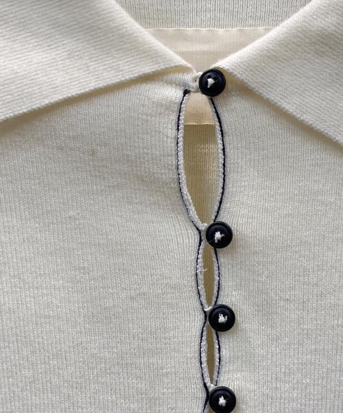 TODAYFUL（トゥデイフル）TODAYFUL (トゥデイフル) ハイゲージスキッパーニット アイボリー サイズ:Freeの古着・服飾アイテム