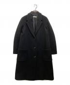 JIL SANDERジルサンダー）の古着「チェスターコート」｜ブラック