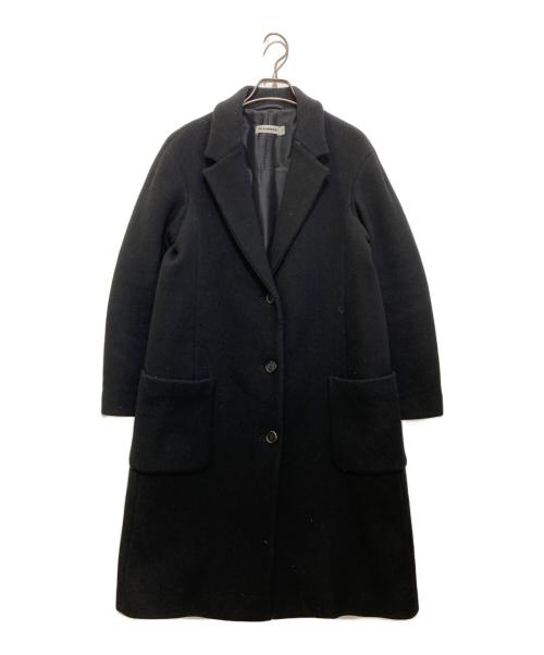 JIL SANDER（ジルサンダー）JIL SANDER (ジルサンダー) チェスターコート ブラック サイズ:34の古着・服飾アイテム