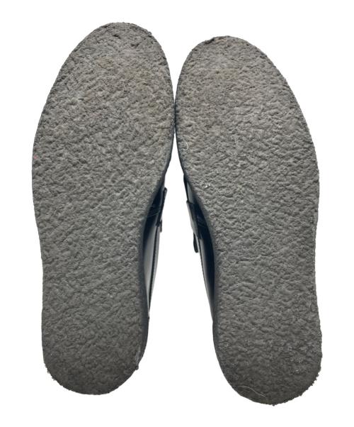 FRED PERRY（フレッドペリー）FRED PERRY (フレッドペリー) GEORGE COX (ジョージコックス) FP X GC TSL LOAFR STUD/TXT LEATHER スタッズタッセルローファー ブラック サイズ:24-25cmの古着・服飾アイテム