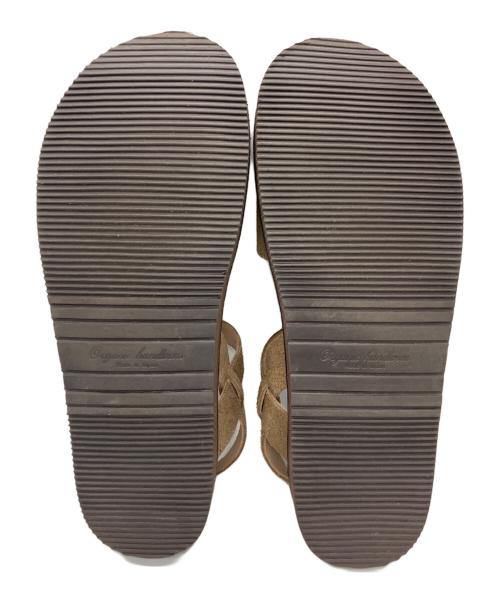 organic handloom（オーガニックハンドルーム）organic handloom (オーガニックハンドルーム) Organic handloom レザーサンダル ブラウン サイズ:JPN25.0 EUR39 USAW8,M7の古着・服飾アイテム