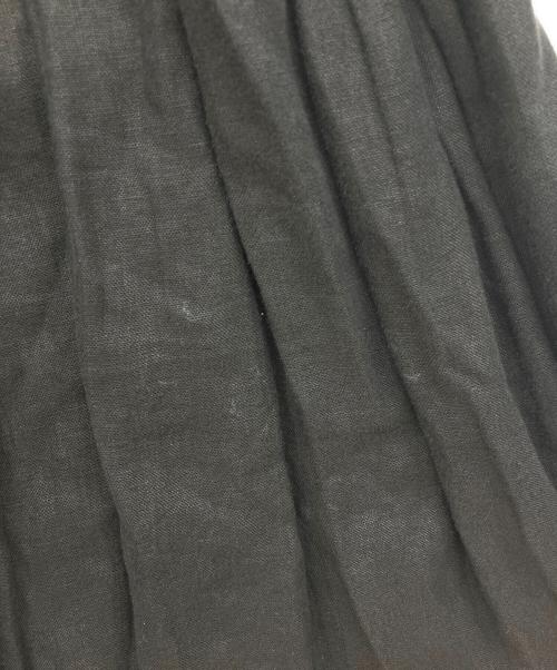 O'NEIL OF DUBLIN（オニールオブダブリン）O'NEIL OF DUBLIN (オニールオブダブリン) SHIPS (シップス) 別注リネンロングスカート ブラック サイズ:38の古着・服飾アイテム