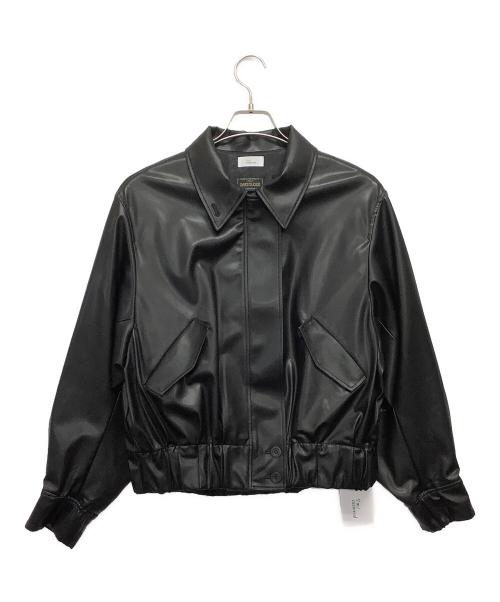 I’m/matereal（イマテリアル）I’m/matereal (イマテリアル) エコレザージャケット ブラック サイズ:Fの古着・服飾アイテム