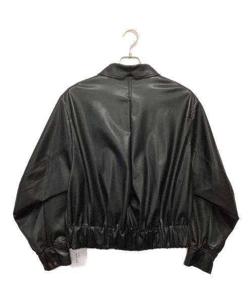 I’m/matereal（イマテリアル）I’m/matereal (イマテリアル) エコレザージャケット ブラック サイズ:Fの古着・服飾アイテム