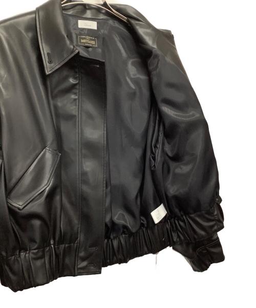 I’m/matereal（イマテリアル）I’m/matereal (イマテリアル) エコレザージャケット ブラック サイズ:Fの古着・服飾アイテム