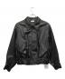 I’m/matereal（イマテリアル）の古着「エコレザージャケット」｜ブラック